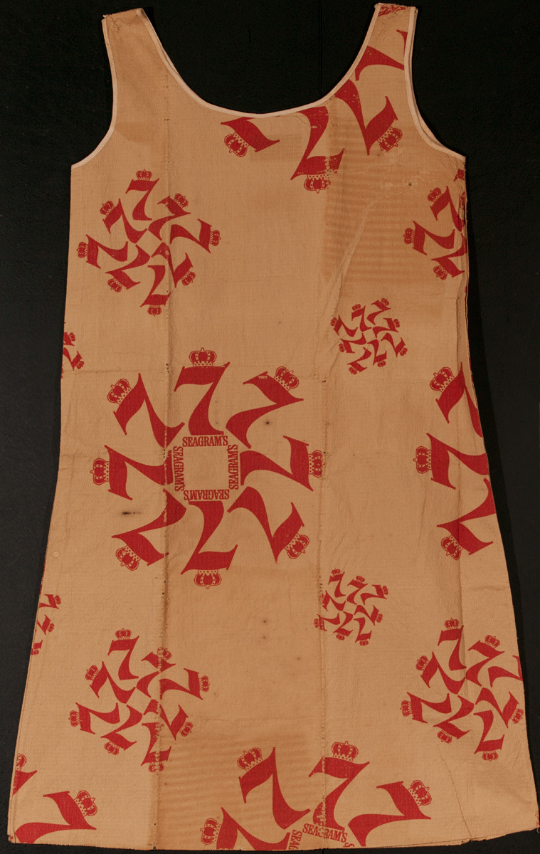Originl Seagram's Paper Dress