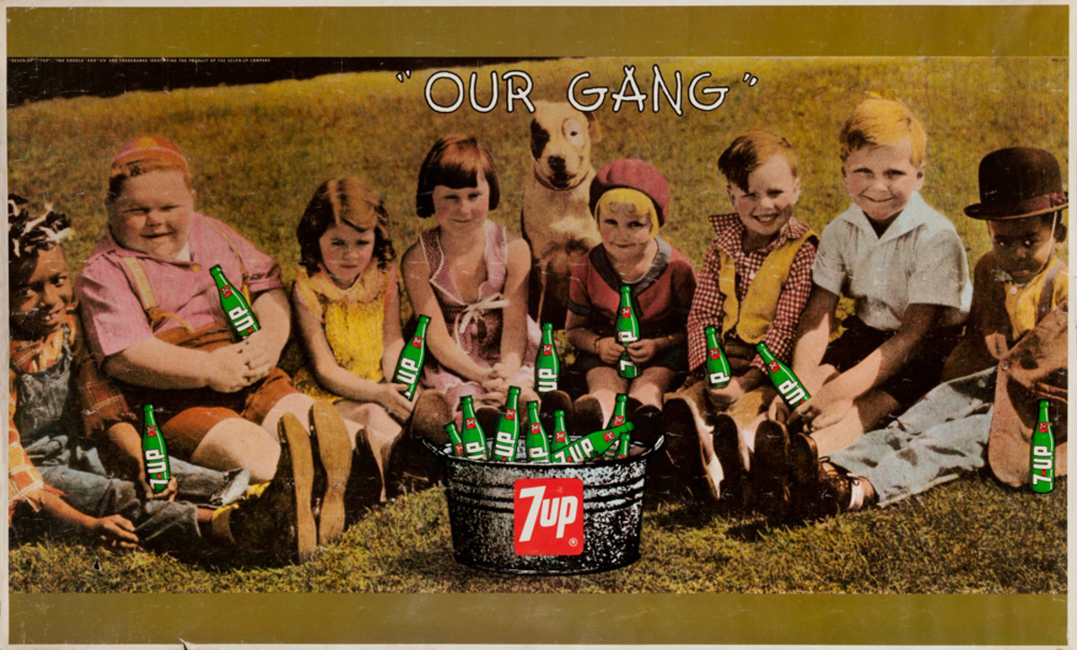 Our Gang, Original 7-Up Advertising Poster