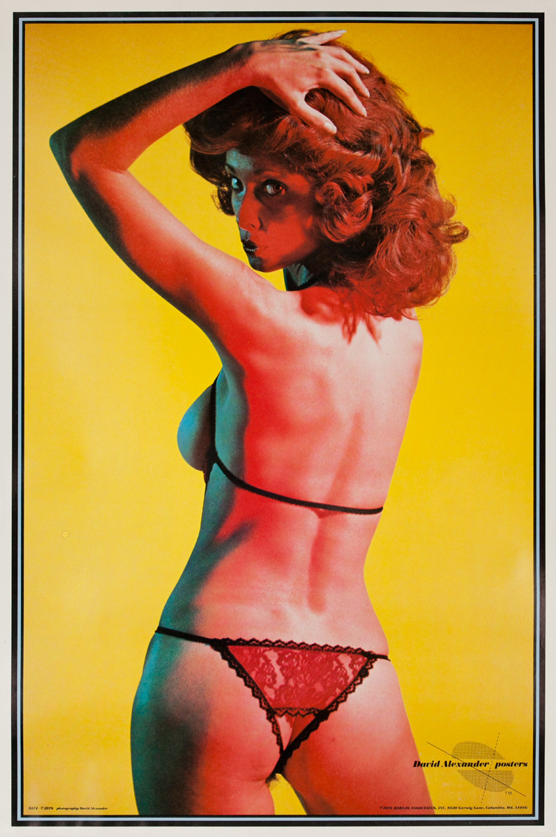 David Alexander Posters Babe in Bikini Original 1970s Poster