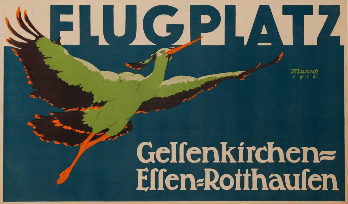 Flugplatz Original German Air Meet Poster