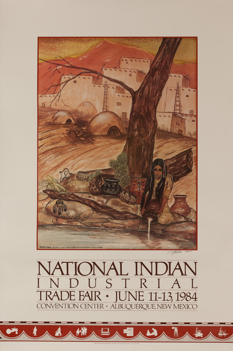 National Indian Industrial Trade Fair Poster 