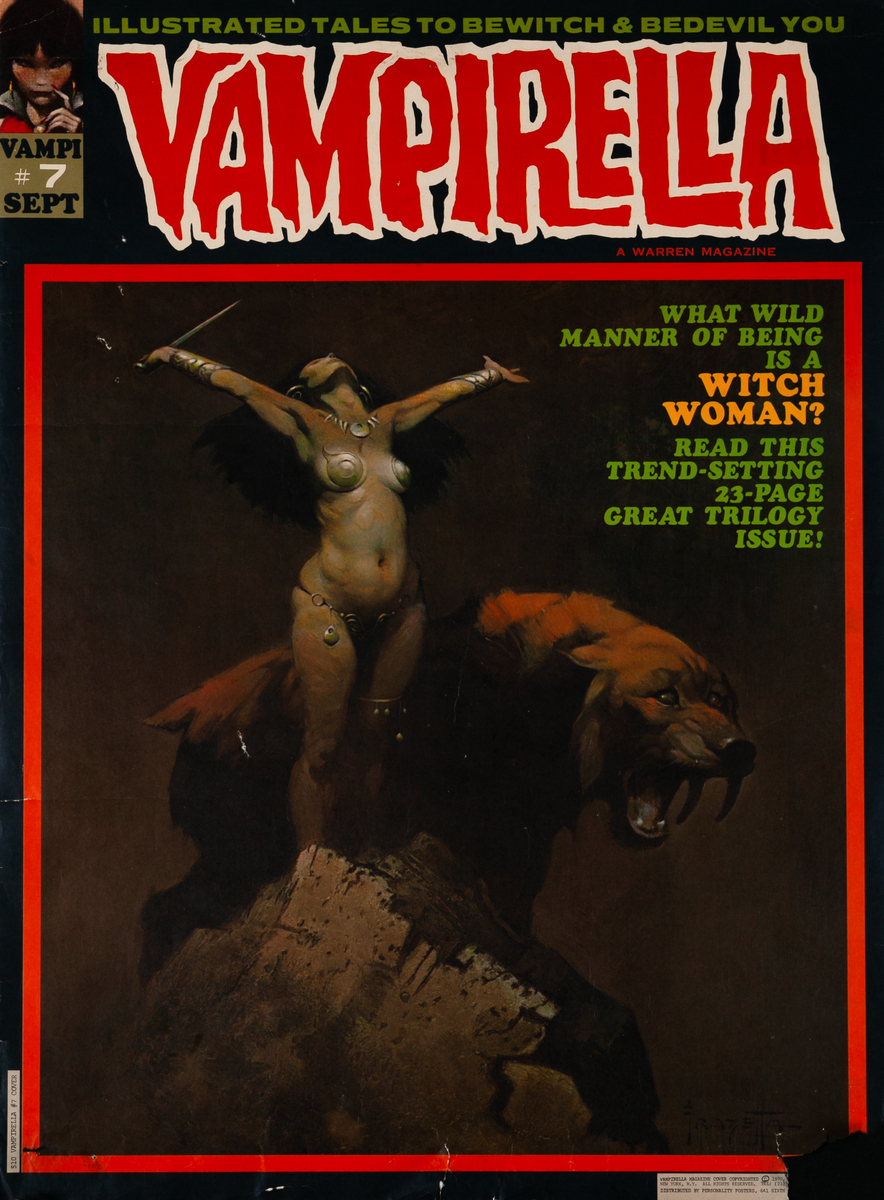Vampirella Magazine Original American Magazine Poster