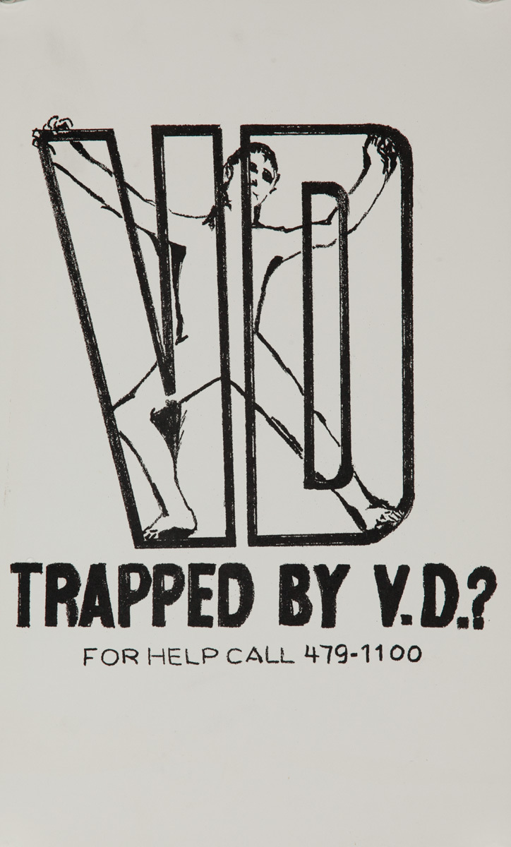 Trapped by VD, Original American Venereal Disease Public Health Poster