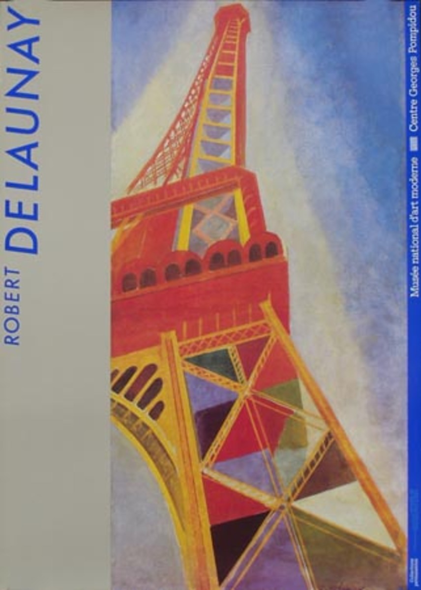 Robert Delaumay National Museum of Modern Art Paris, Centre Pompidue Original Gallery Poster