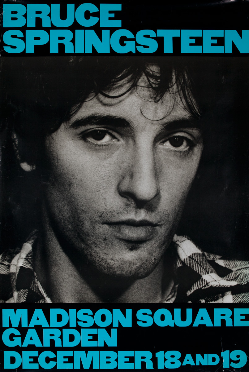 Bruce Springsteen Madison Square Garden Original Rock Poster
