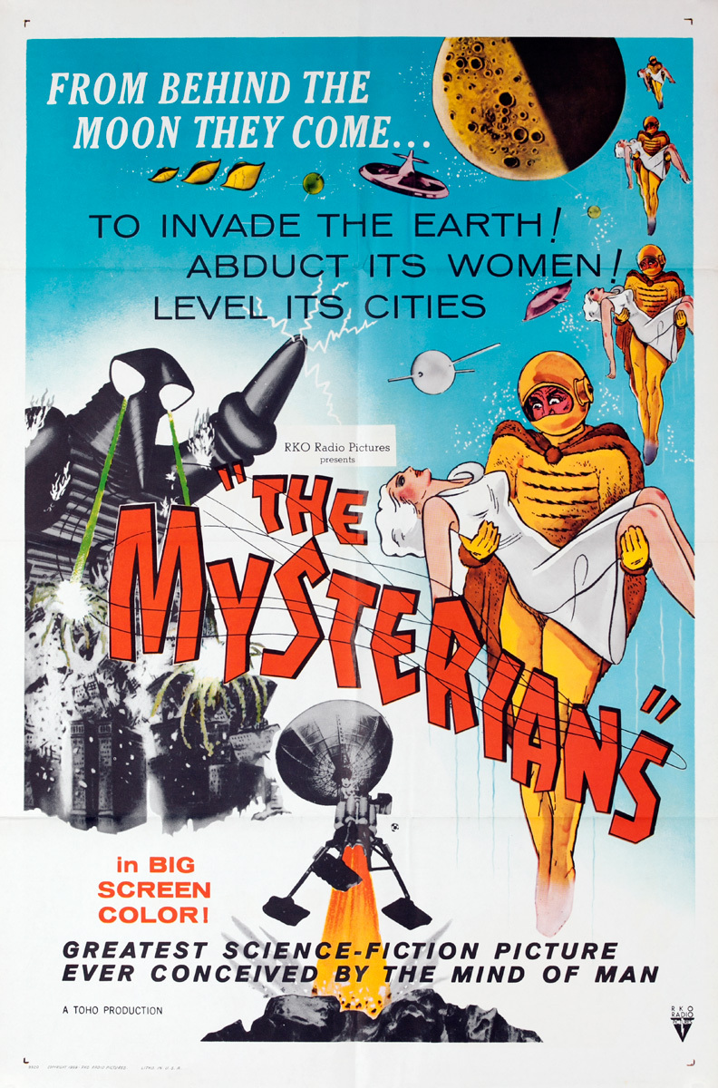 The Mysterians, Original Sci Fi Movie Poster