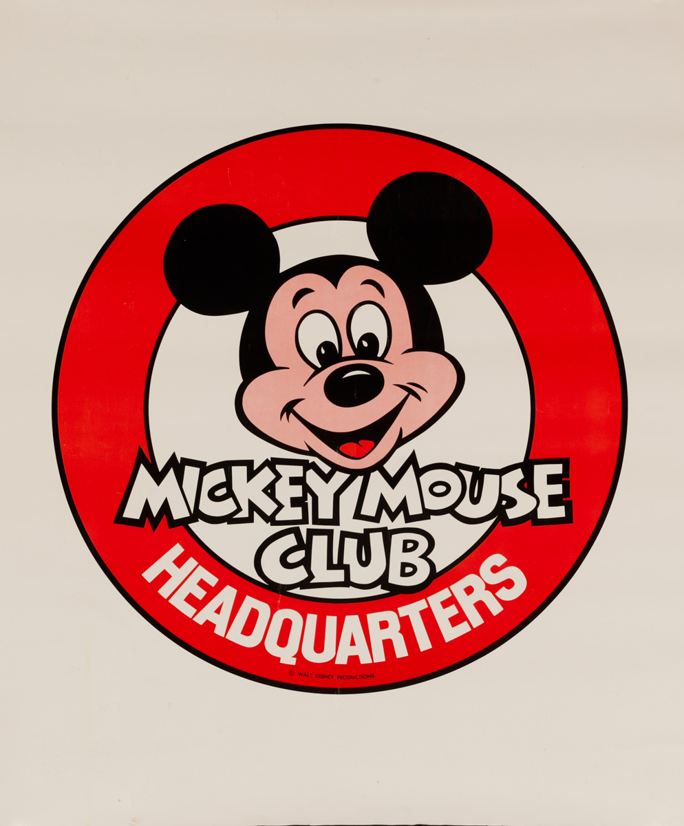 Original Micky Mouse Club Poster 
