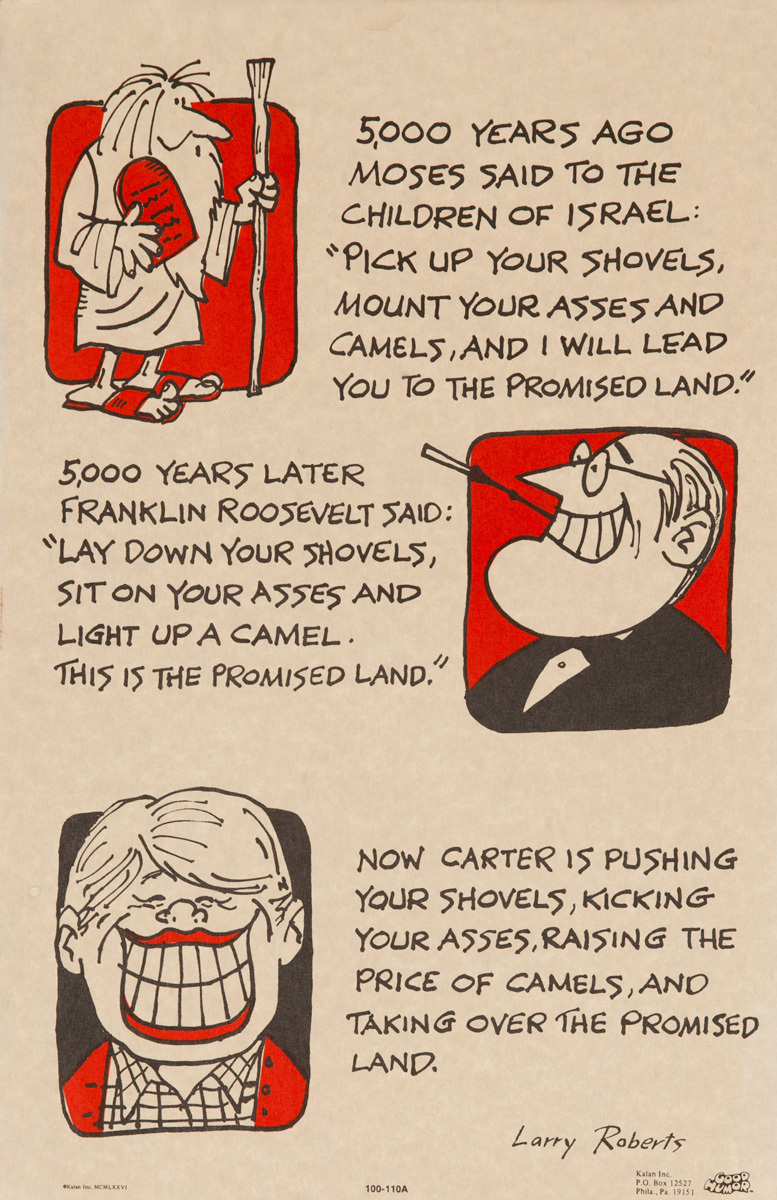Comic Good Humor Poster - 5000 Years Ago.