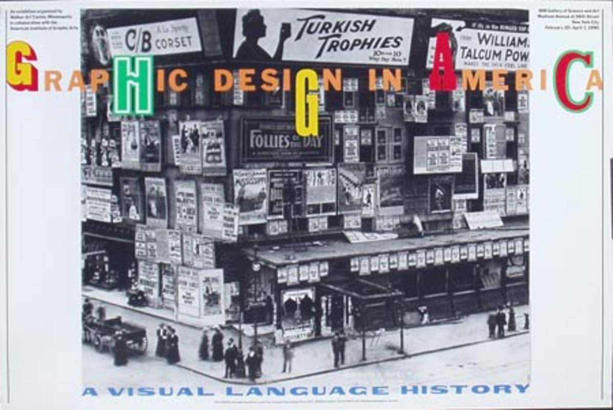 Graphic Design in America Original Gallery Poster