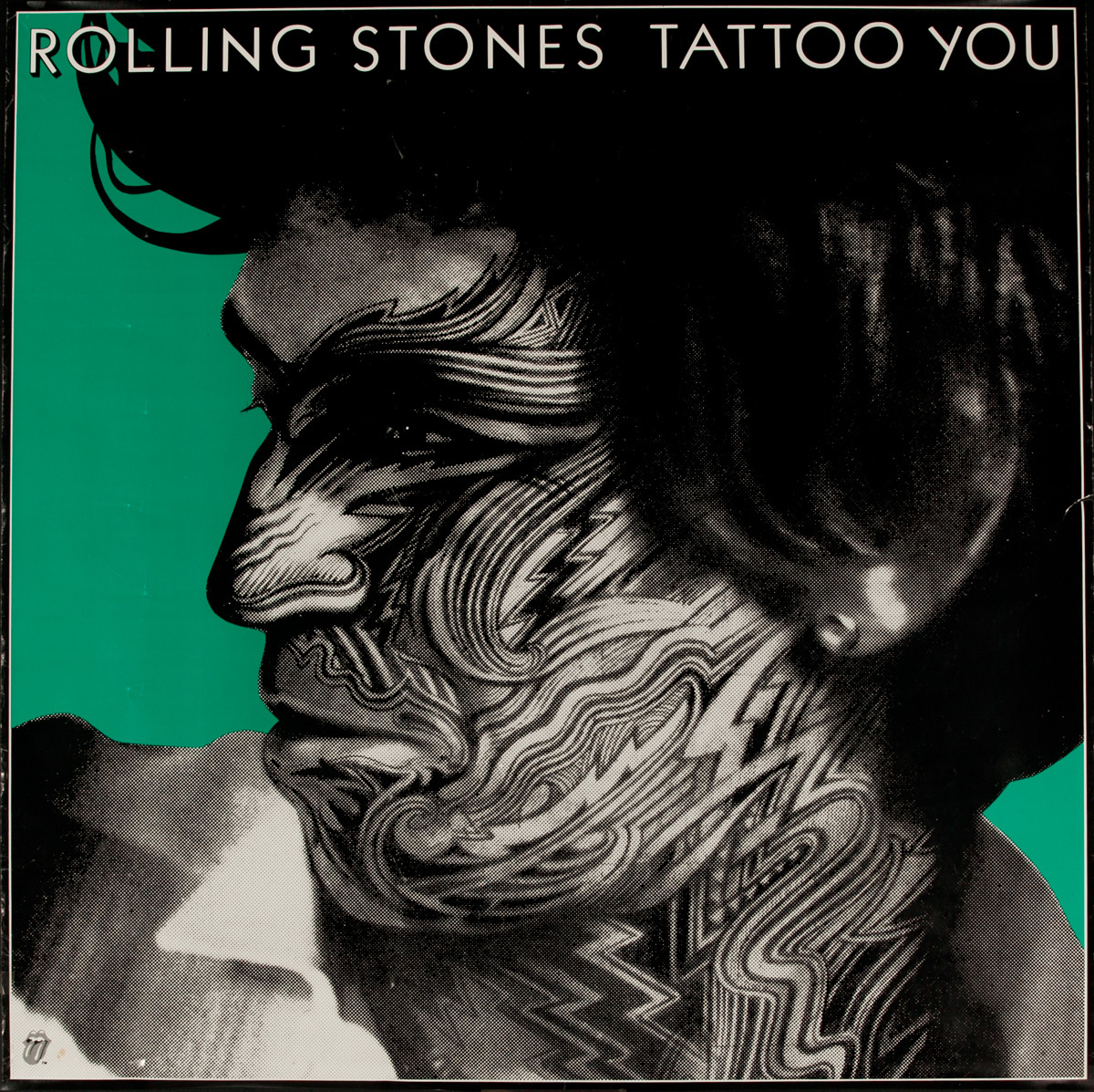 Rolling Stones Tattoo You Original Music Store Display Poster, Keith Richards