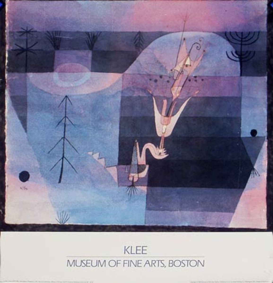 Klee Museum of Fine Art, Boston Original Gallery Poster 