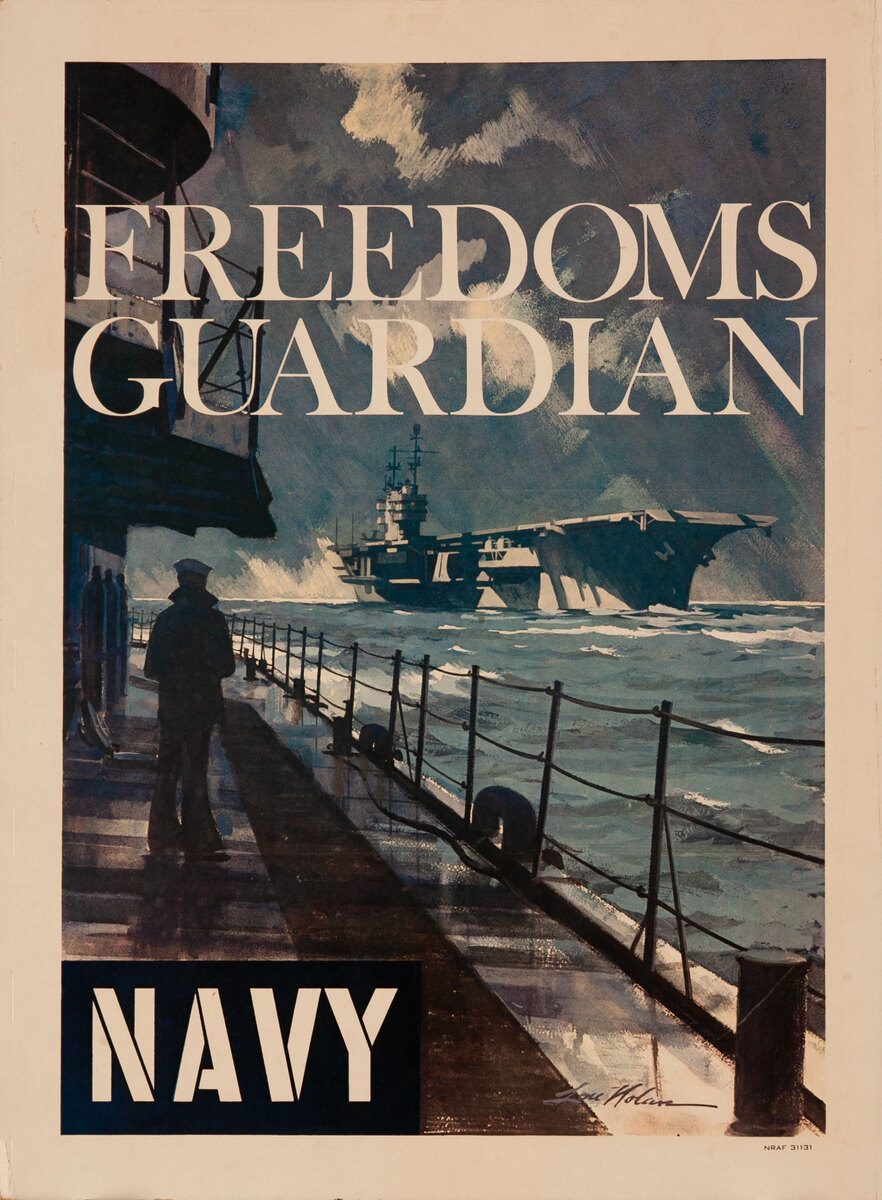 Freedoms Guardian, Original Vietnam War Era Navy Recruiting Poster