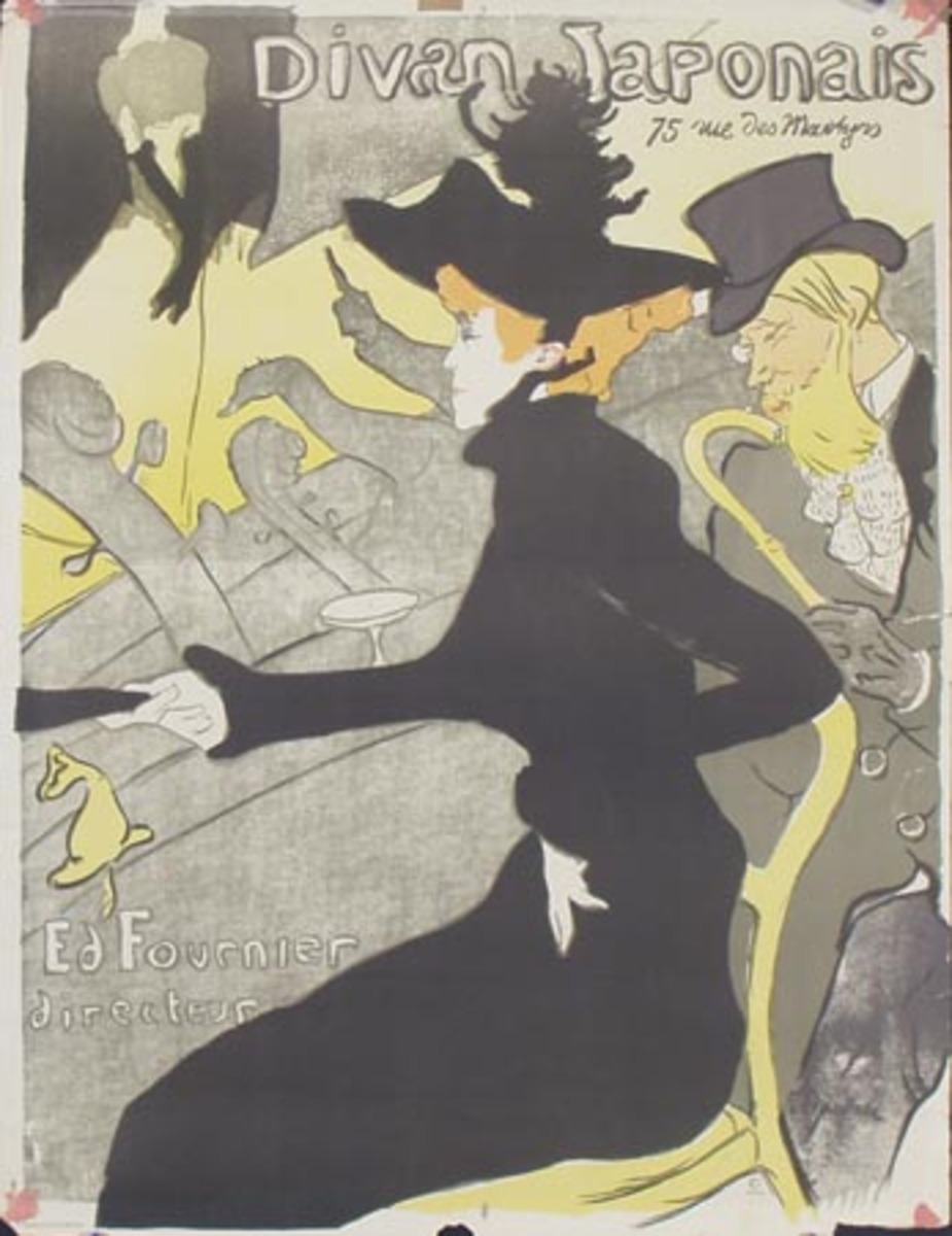 Jane Avril Toulouse Lautec Litho Art Poster