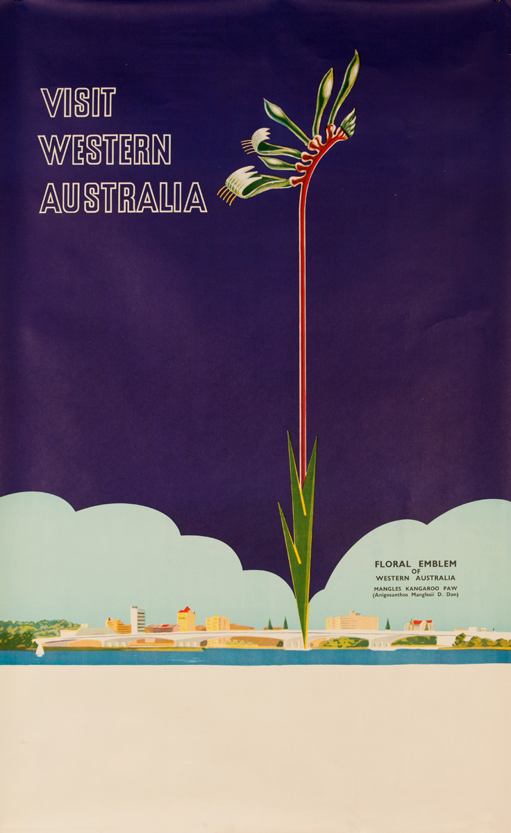 Visit Western Australia, Original Travel Poster