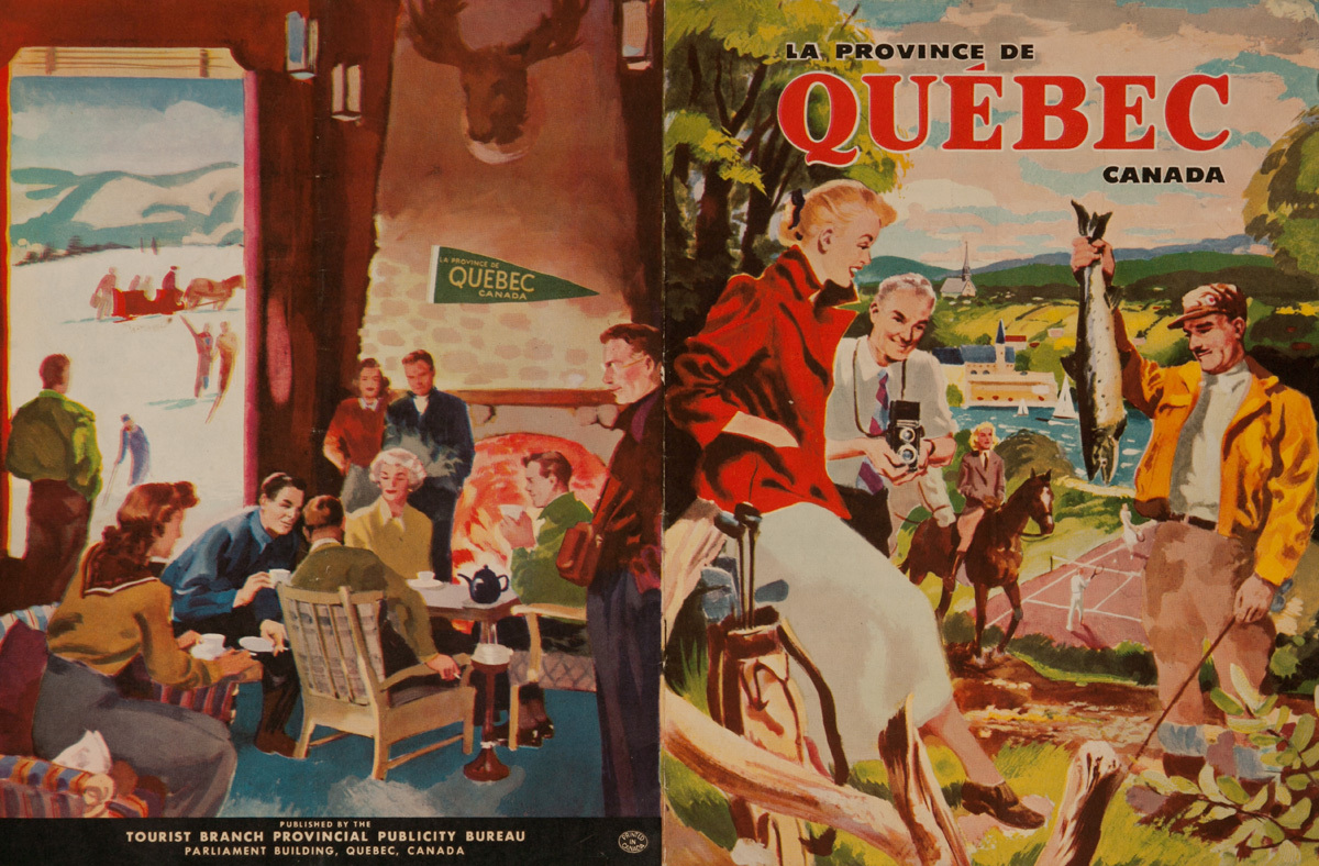 La Province de Quebec, Original Canadian Travel Brochure