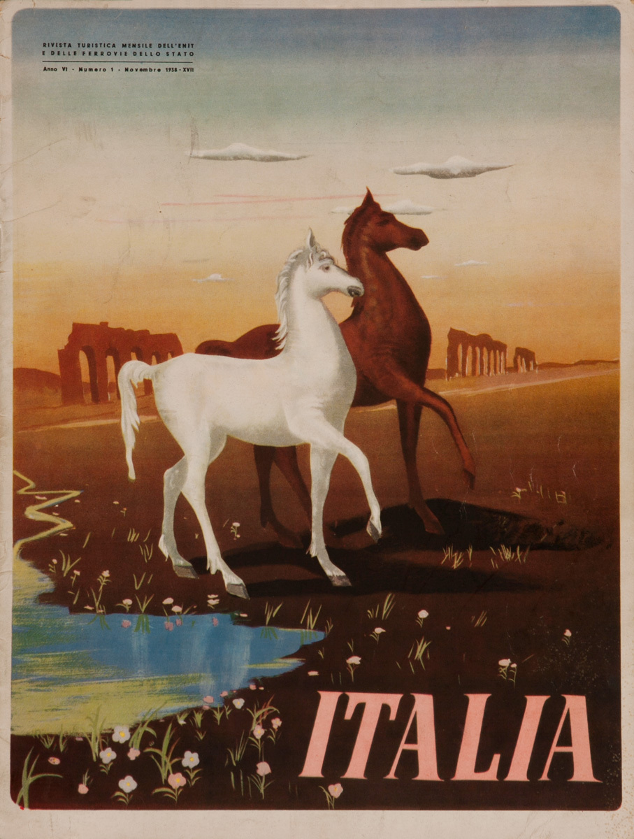 Italia, Original Italian Travel Brochure