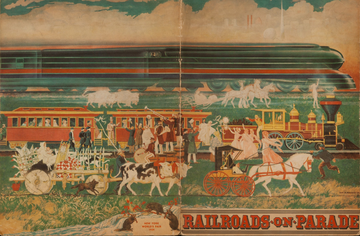 Railroads on Parade Original 1939 New York World's Fair 