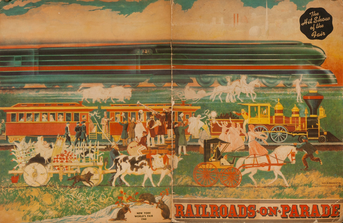 Railroads on Parade Original 1940 New York World's Fair 