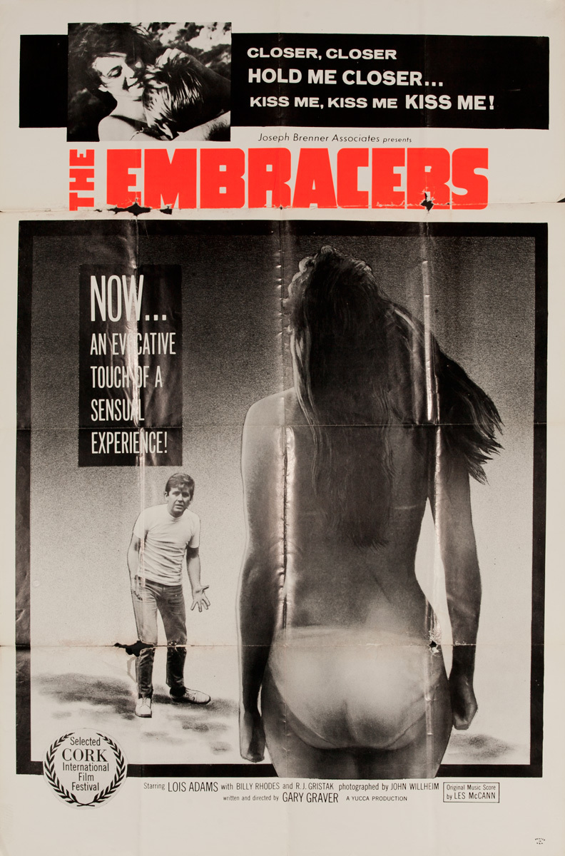 The Embracers, Original American X Rated Adult Movie Poster