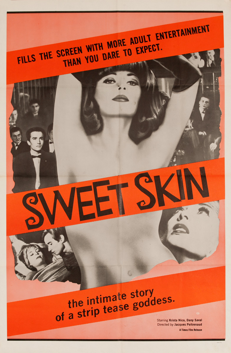 Sweet Skin, Original American X Rated Adult Movie Poster
