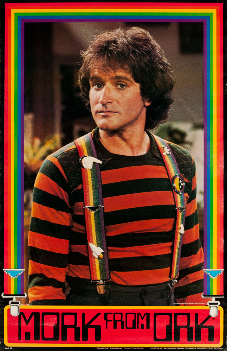 Mork From Ork Original American Robin Williams TV Poster