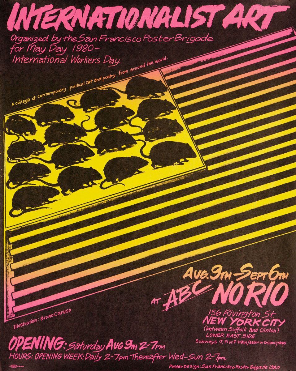 International Art Show, Organized By The San Francisco Poster Brigade For May DAy