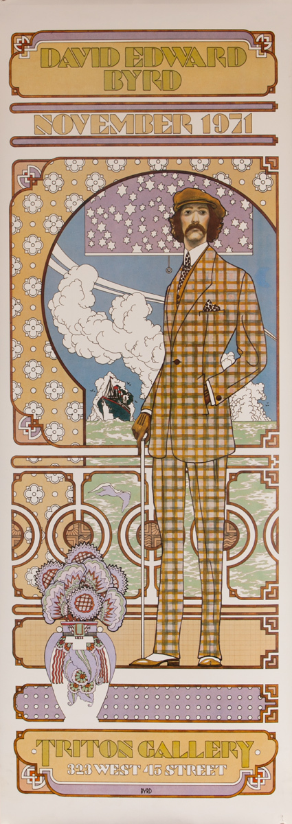 David Edward Byrd, Original Triton Gallery Exhibit Poster