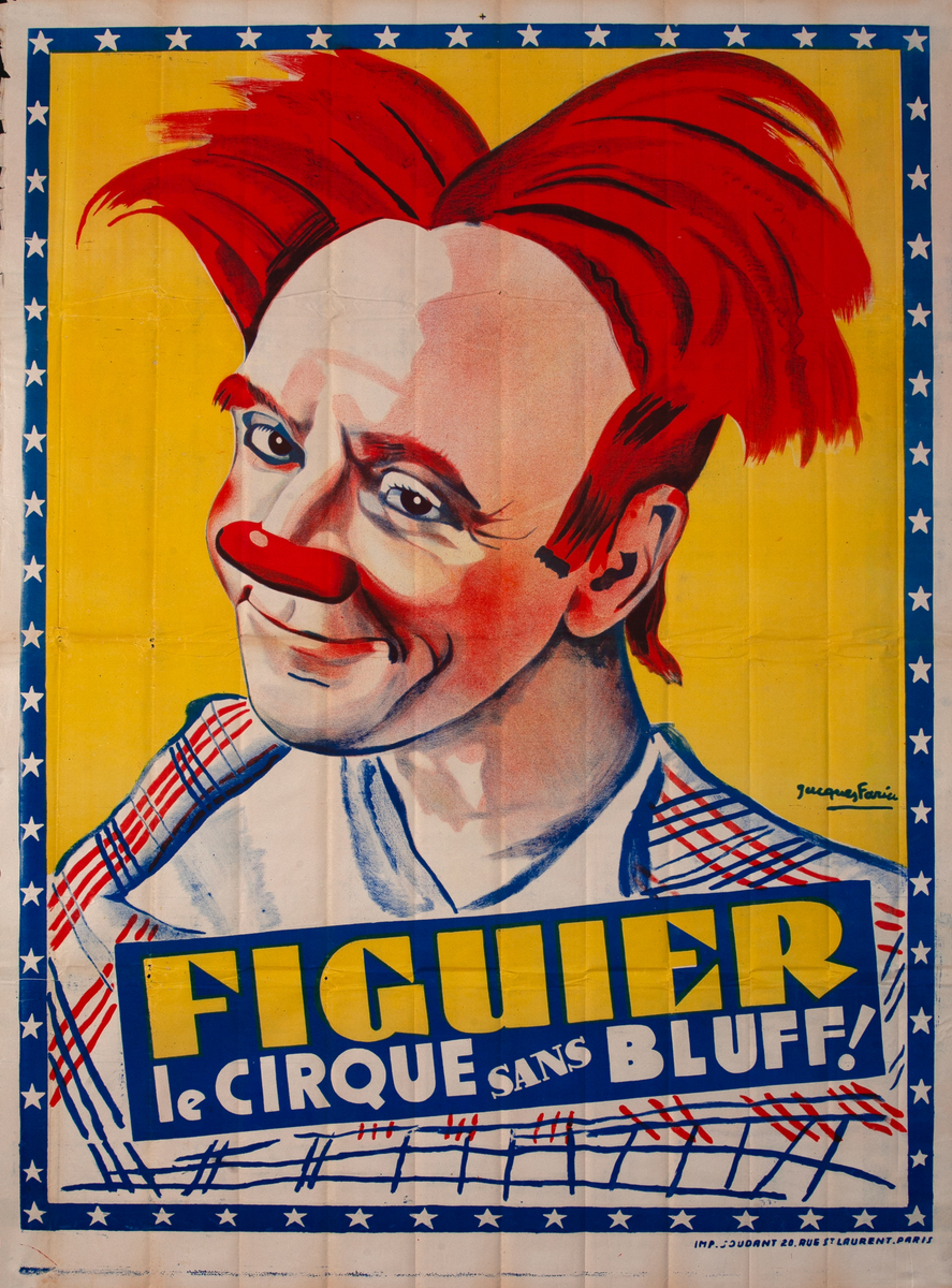 Cirque Figuier Original Poster red hair