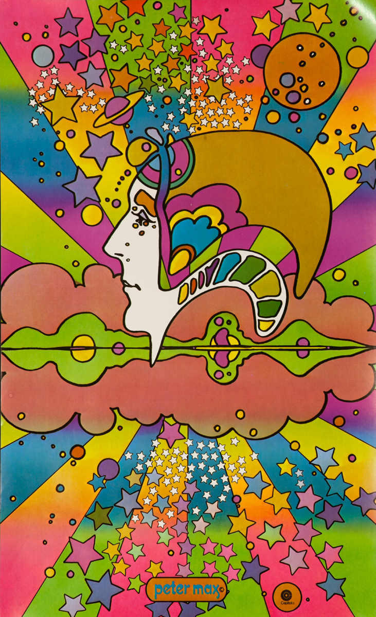 Capitol Record Psychedelic Promo Poster