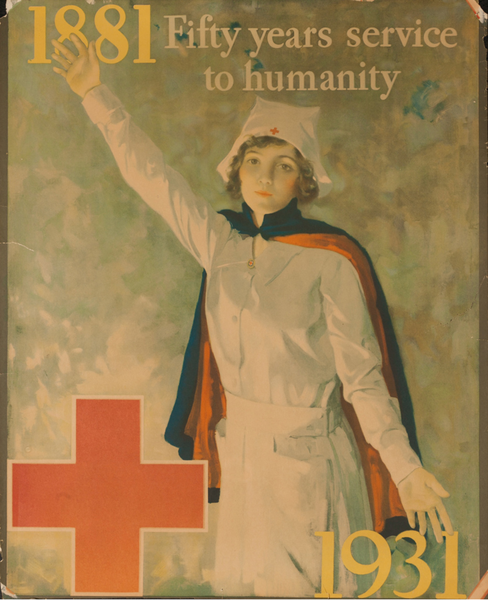 Fifty Years of Service 1881-1931, Original American Red Cross Poster