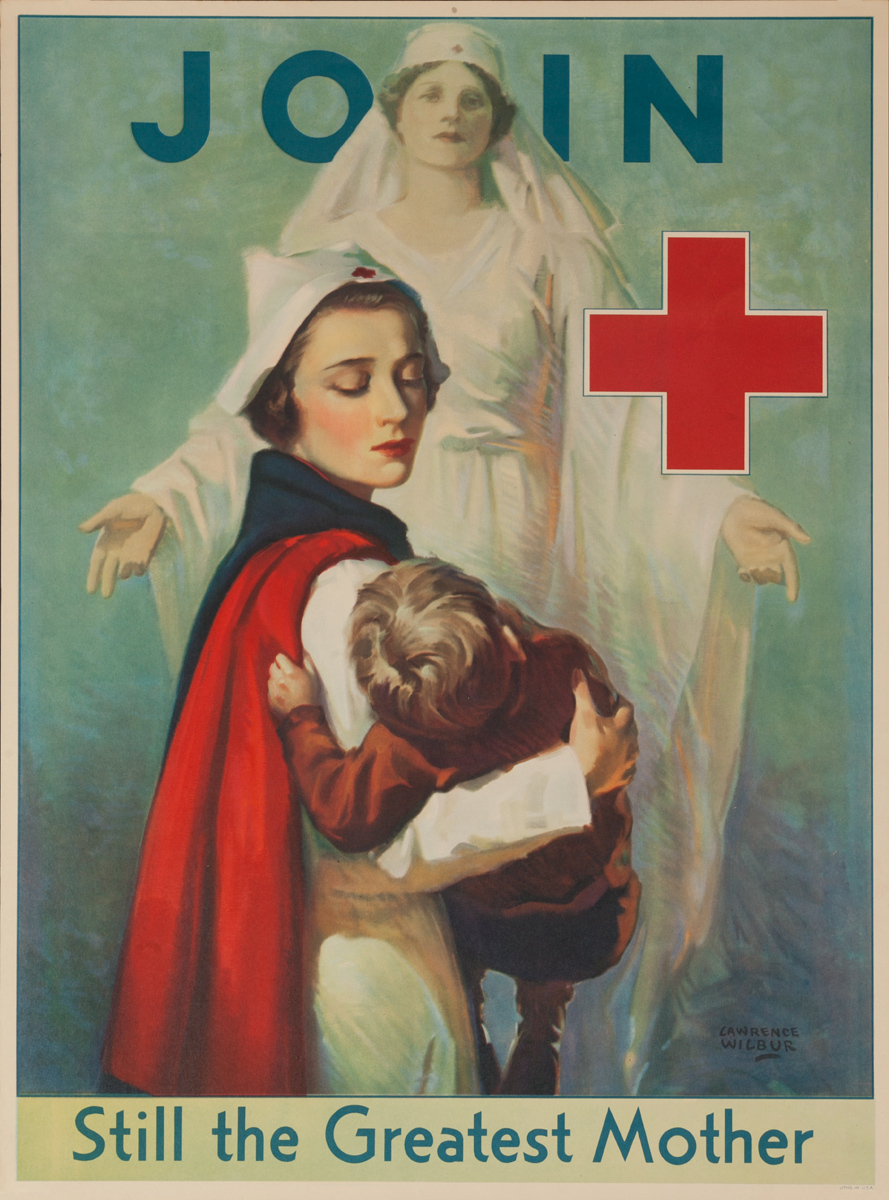 Join, Still the Greatest Mother, Original American Red Cross Poster