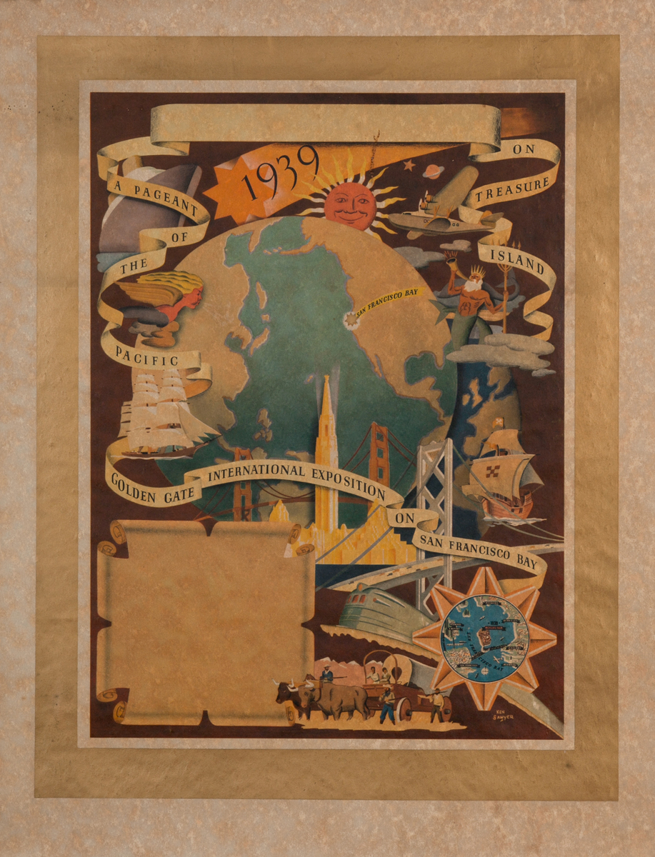 1939 San Francisco World's Fair Poster Certificate