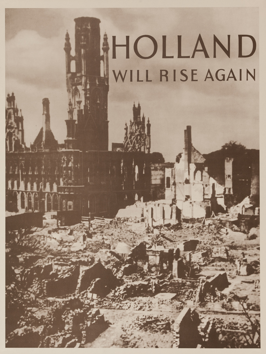Holland Will Rise Again, Original American WWII Poster