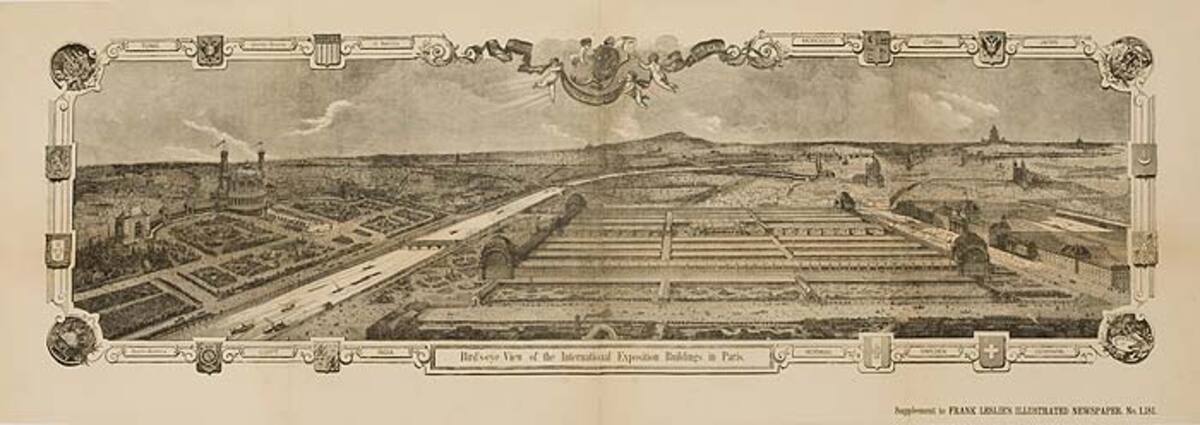 Birdseye View of the International Exposition Paris 1867