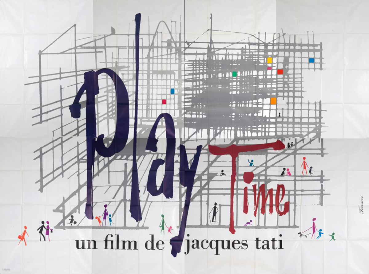 Play Time un film de jacques tati, Original French Movie Poster