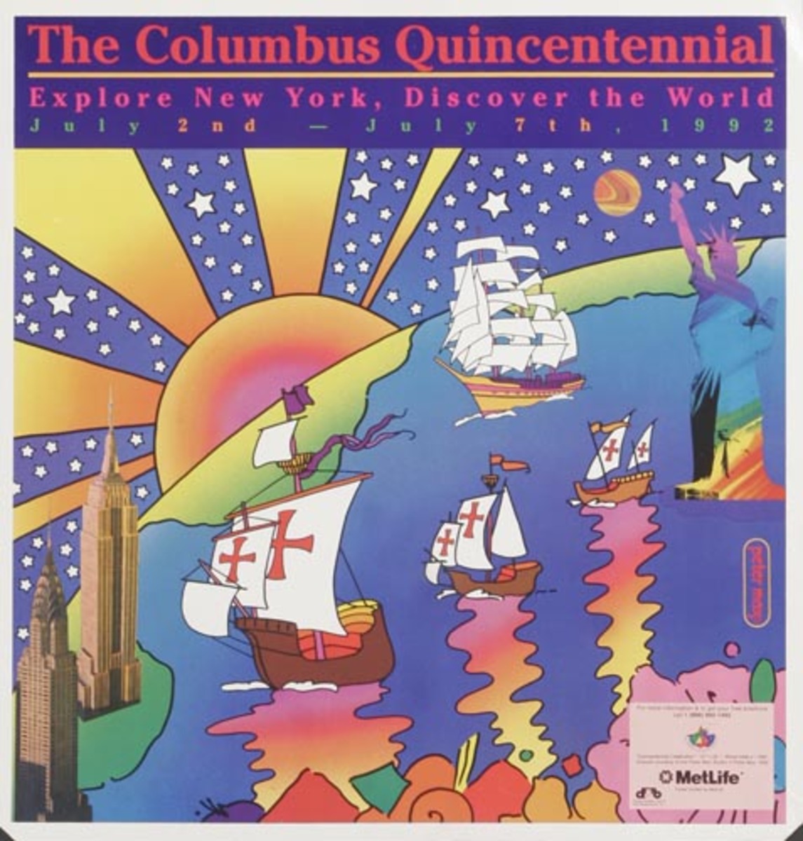 The Columbus Quincentennial Original Advertising Poster
