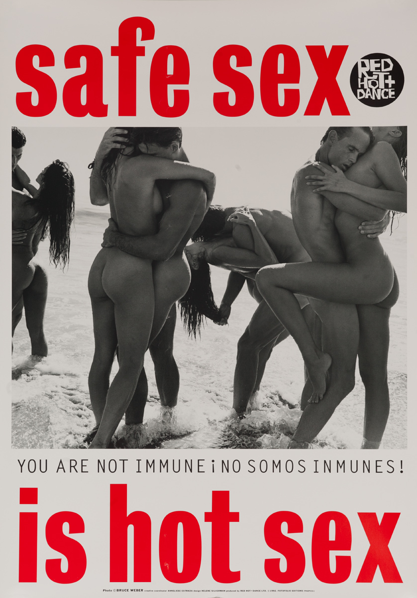 safe sex is hot sex, You Are Not Immune, No Somos Inmunes! Original HIV SIDA AIDS Health Poster