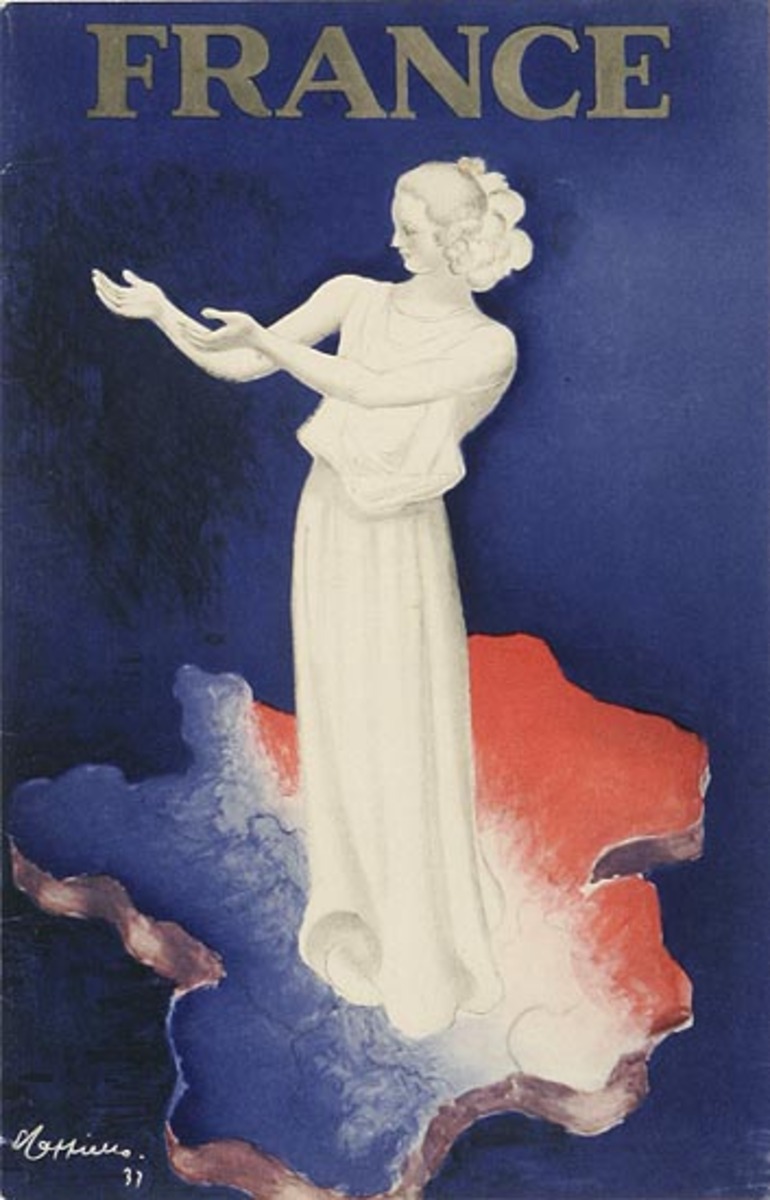 France Original Small Sized Cappiello Travel Poster