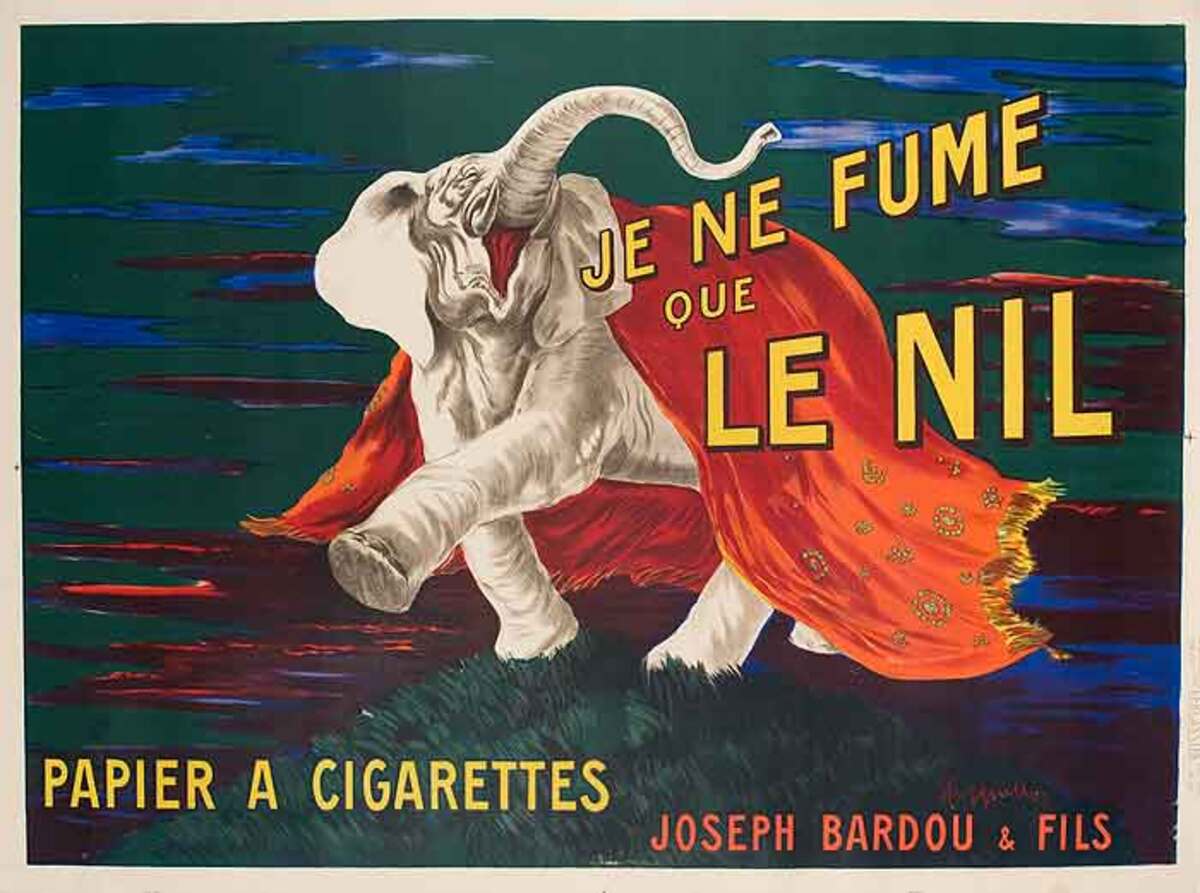 Le Nil Cigarette Rolling Paper Original Advertising Poster