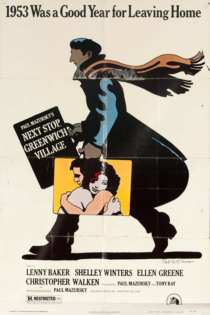 Next Stop Greenwich Village Original American Movie 1 Sheet Poster