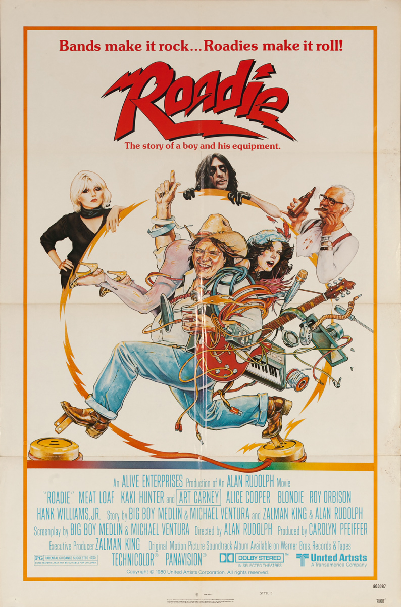 Roadie, Original American 1 Sheet Movie Poster