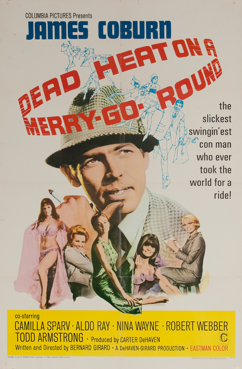Dead Heat on a Merry Go Round, Original 1 Sheet Movie Poster