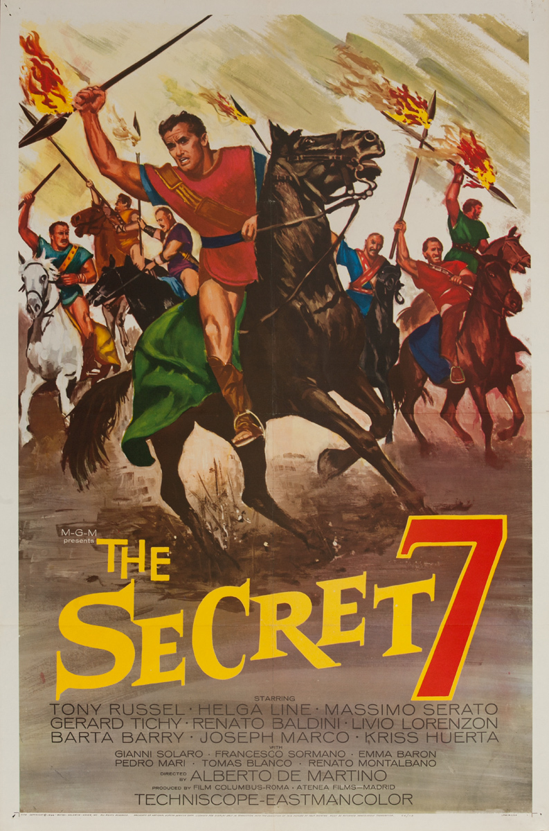 The Secret 7, Original American 1 Sheet Movie Poster