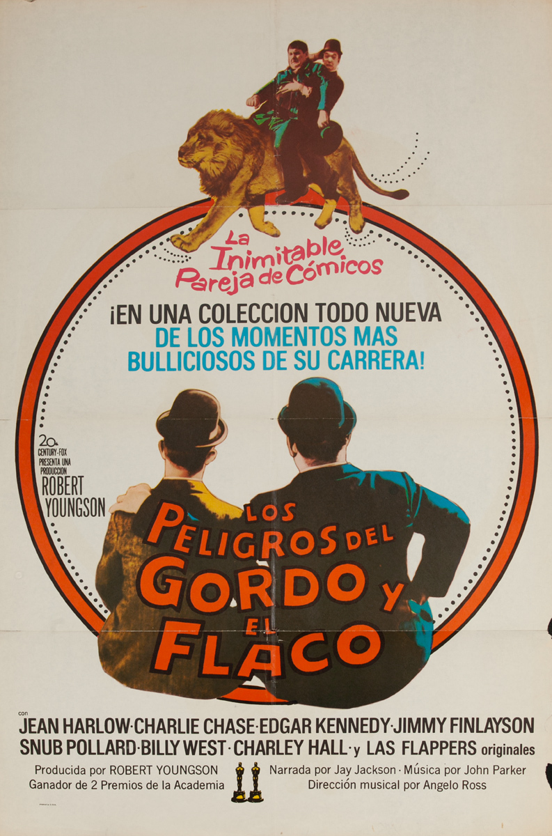 Los Peligros Del Gordo y El Flaco, The Further Perils of Laurel and Hardy, Original Sheet Movie Poster
