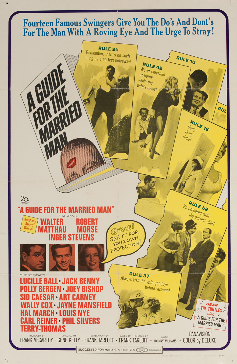 A Guide for the Married Man, Original 1 Sheet Movie Poster