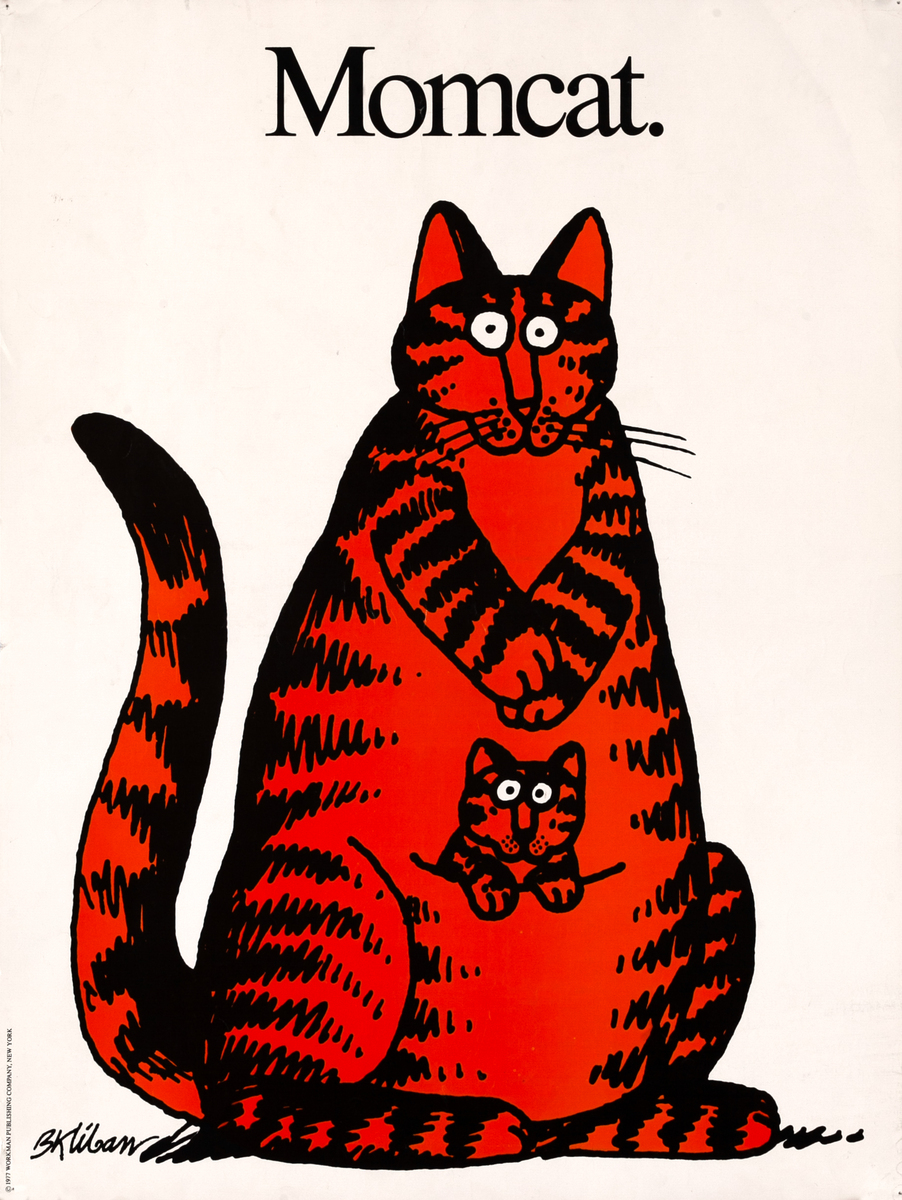 Original Kilban Cat Poster, Momcat.