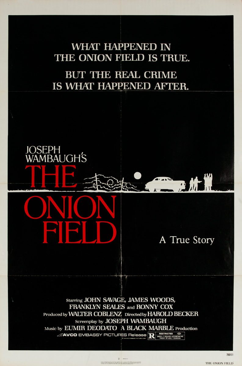 The Onion Field, Original American 1 Sheet Movie Poster