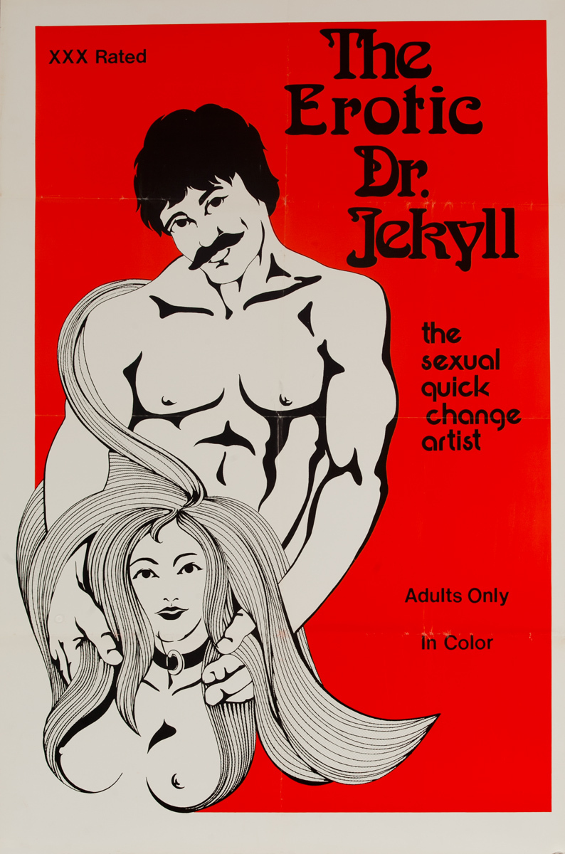 The Erotic Dr. Jekyll, Original American X Rated Adult Movie Poster