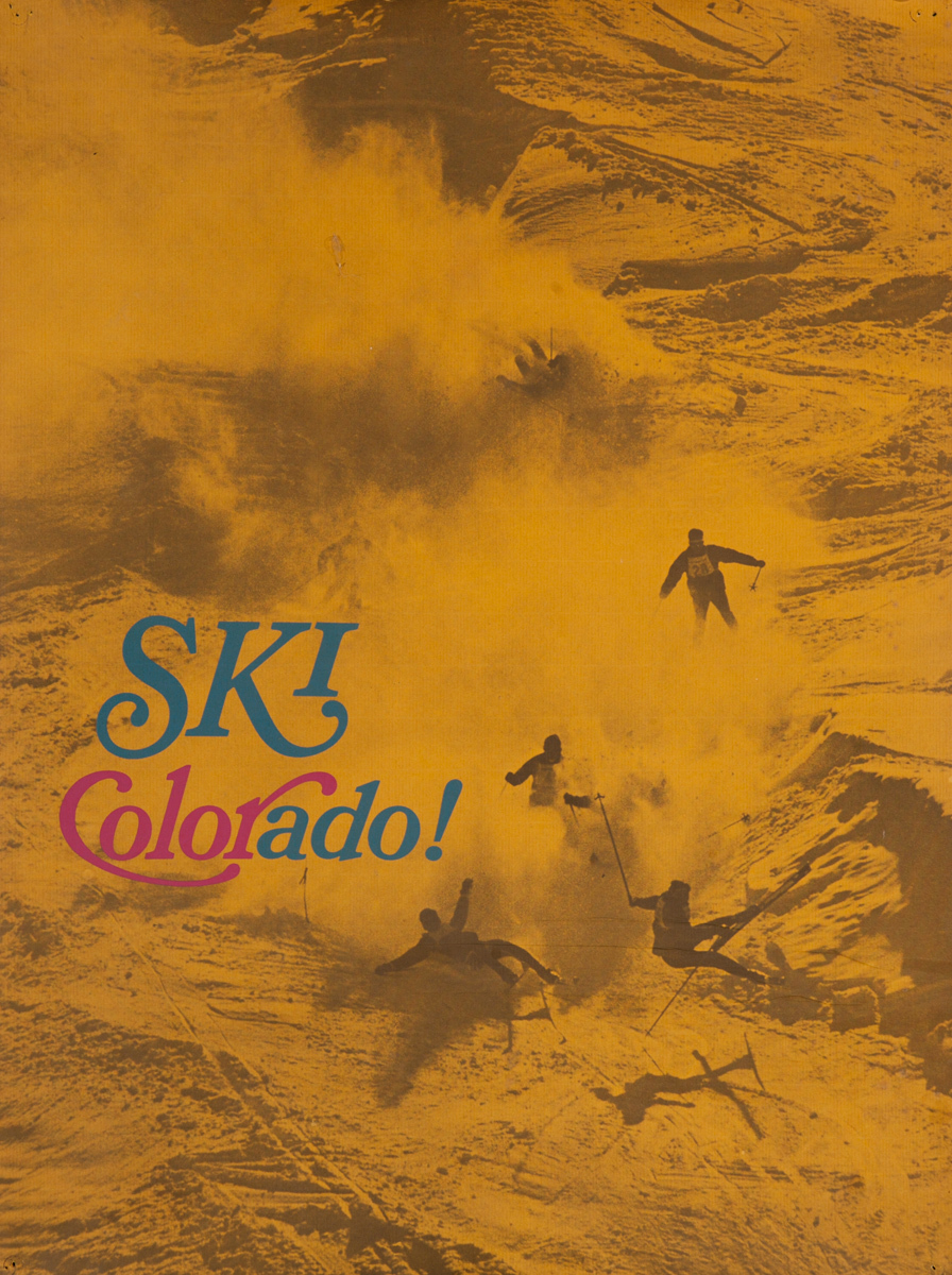 Ski Colorado! Original American Travel Poster