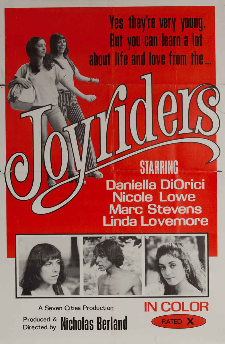 Joyriders, Original One Sheet X Rated Movie Poster